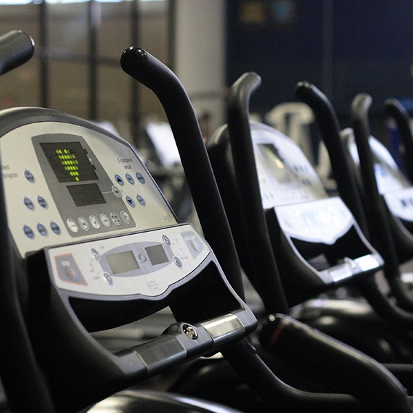 Fitness Center Elliptical Machines