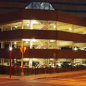 Parking Garage during the night