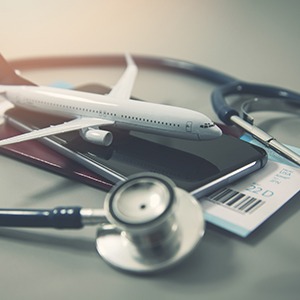 Medical Travel accessories with passport