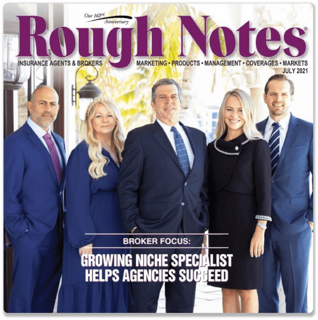 The One80 team on front cover of Rough Notes Magazine