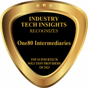 Industry Tech Insights Recognizes One80 Intermediaries Top 10 Insurtech Solution Provider of 2023